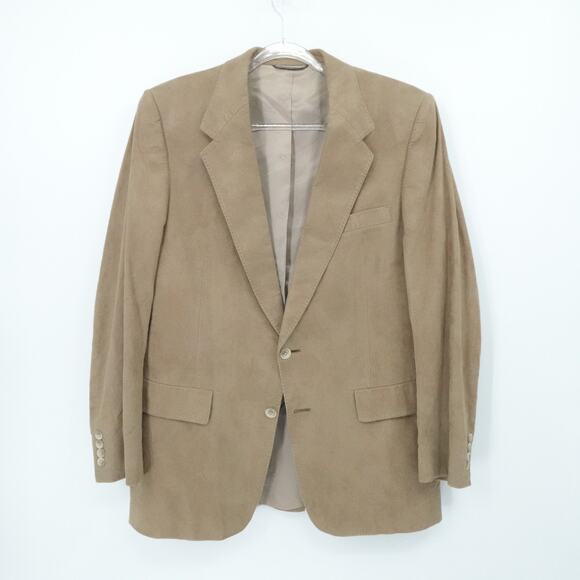 Vintage Christian Dior Blazer‎ Mens 42 Suede Sport Coat Jacket Joske's USA 90s